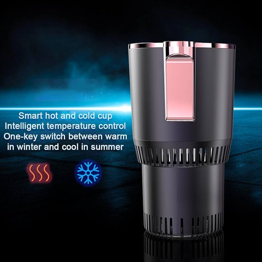 2-in-1 Smart Car Cup Warmer & Cooler | Portable Beverage Heating and Cooling Cup Holder