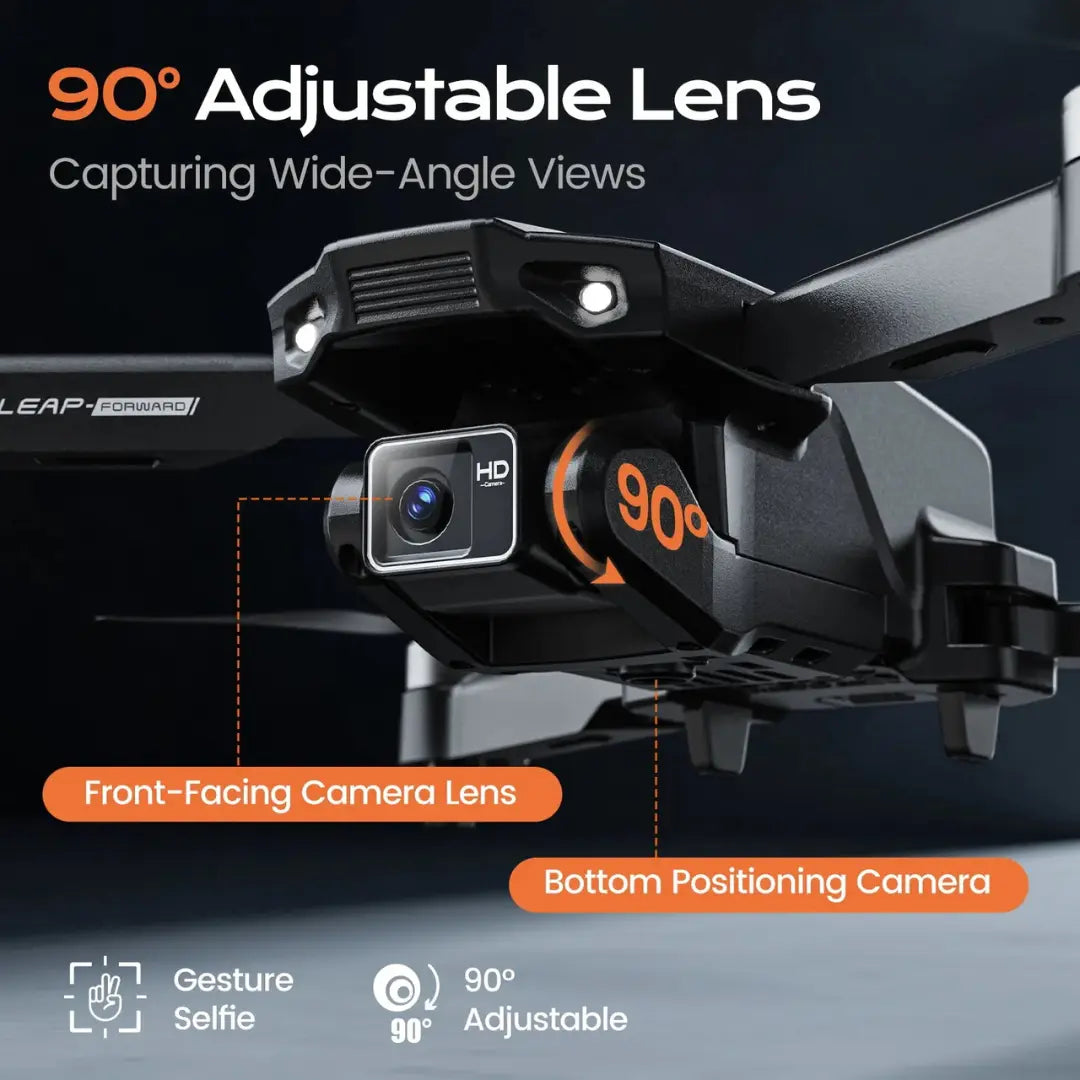 H31 LCD Screen Drone Camera with HD Aerial Photography, Foldable Design & Real-Time FPV Display