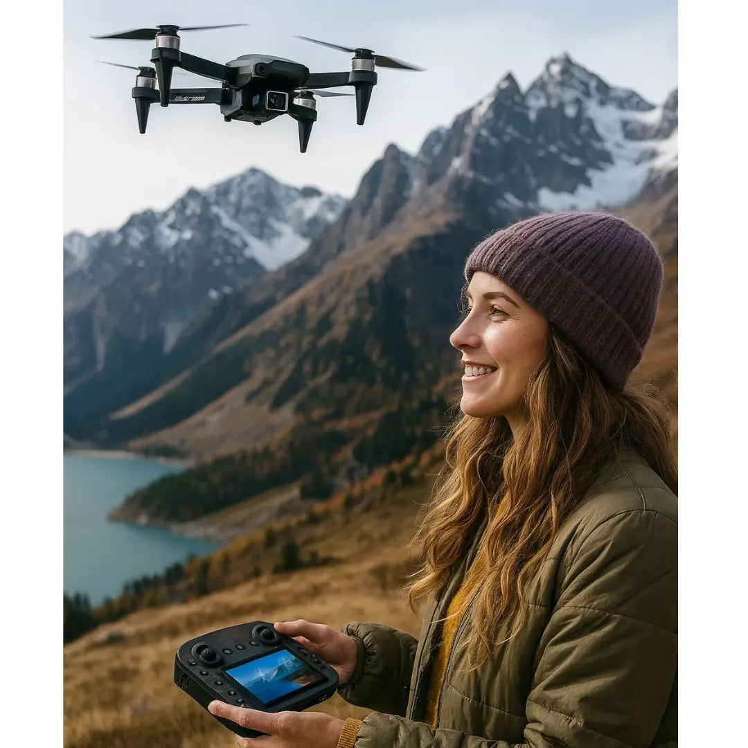 H31 LCD Screen Drone Camera with HD Aerial Photography, Foldable Design & Real-Time FPV Display