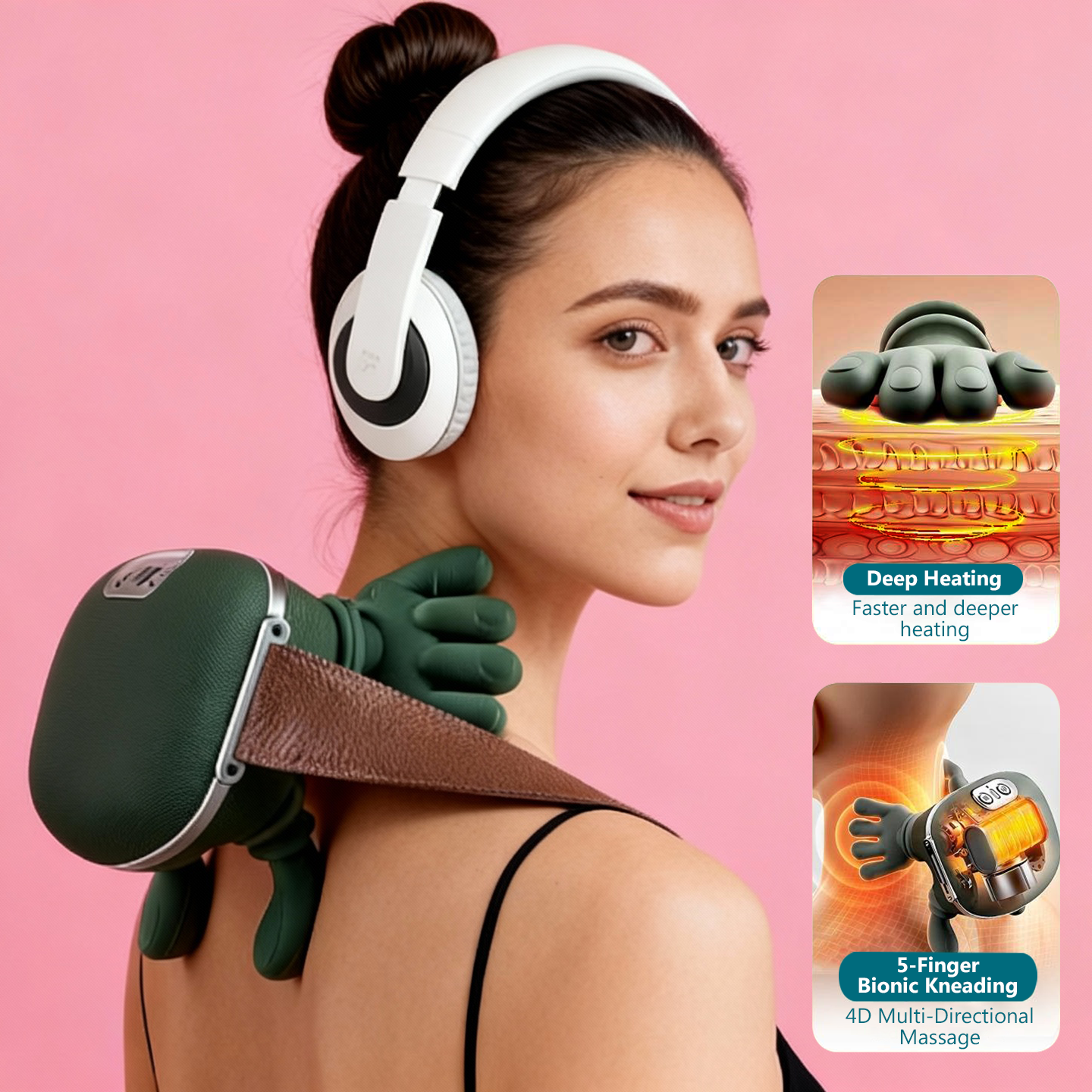 Relexova ThermaRelief™ Neck & Back Bionic Massager