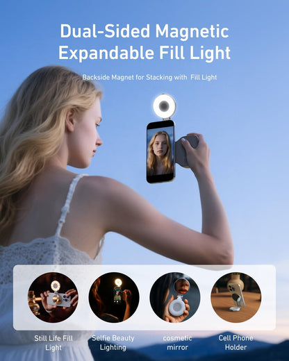 Magnetic Grip + Ring Light