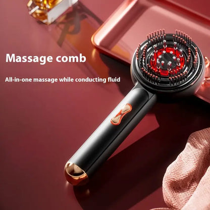 2-in-1 Electric Scalp Massager Hair Growth Brush