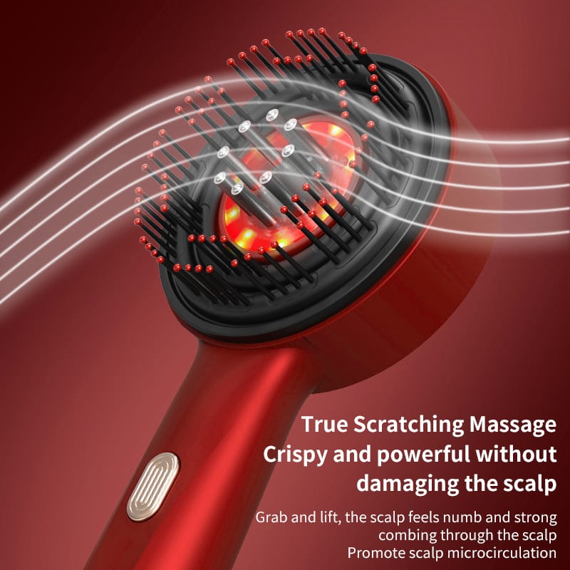2-in-1 Electric Scalp Massager Hair Growth Brush