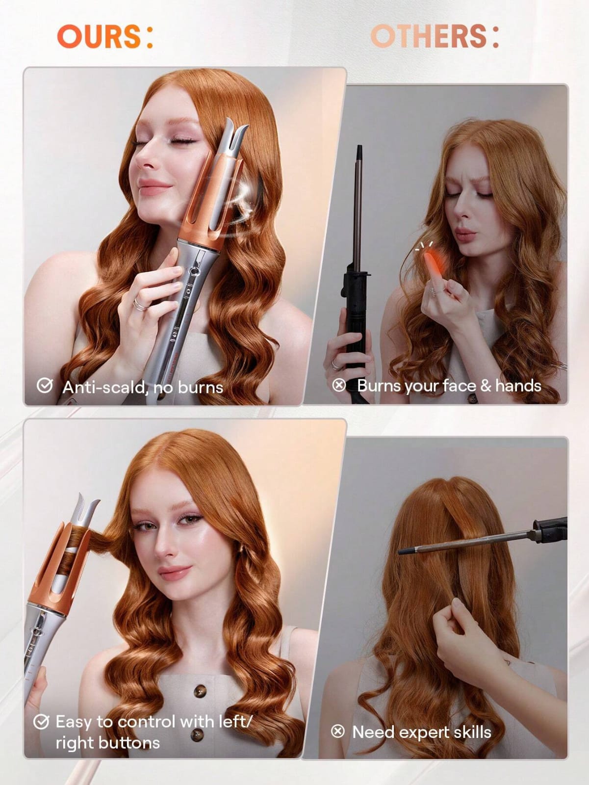 SHEGLAM HAIR It-Curl One-Touch Instant Curler – Effortless Automatic Curls in Seconds
