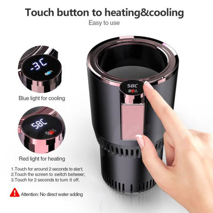 2-in-1 Smart Car Cup Warmer & Cooler | Portable Beverage Heating and Cooling Cup Holder
