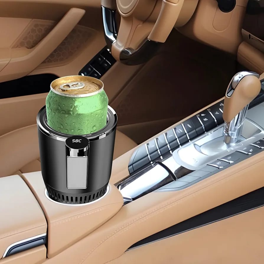 2-in-1 Smart Car Cup Warmer & Cooler | Portable Beverage Heating and Cooling Cup Holder