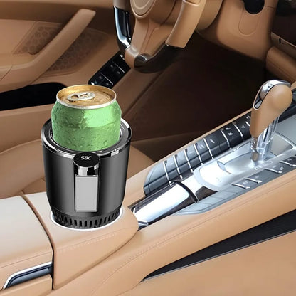 2-in-1 Smart Car Cup Warmer & Cooler | Portable Beverage Heating and Cooling Cup Holder