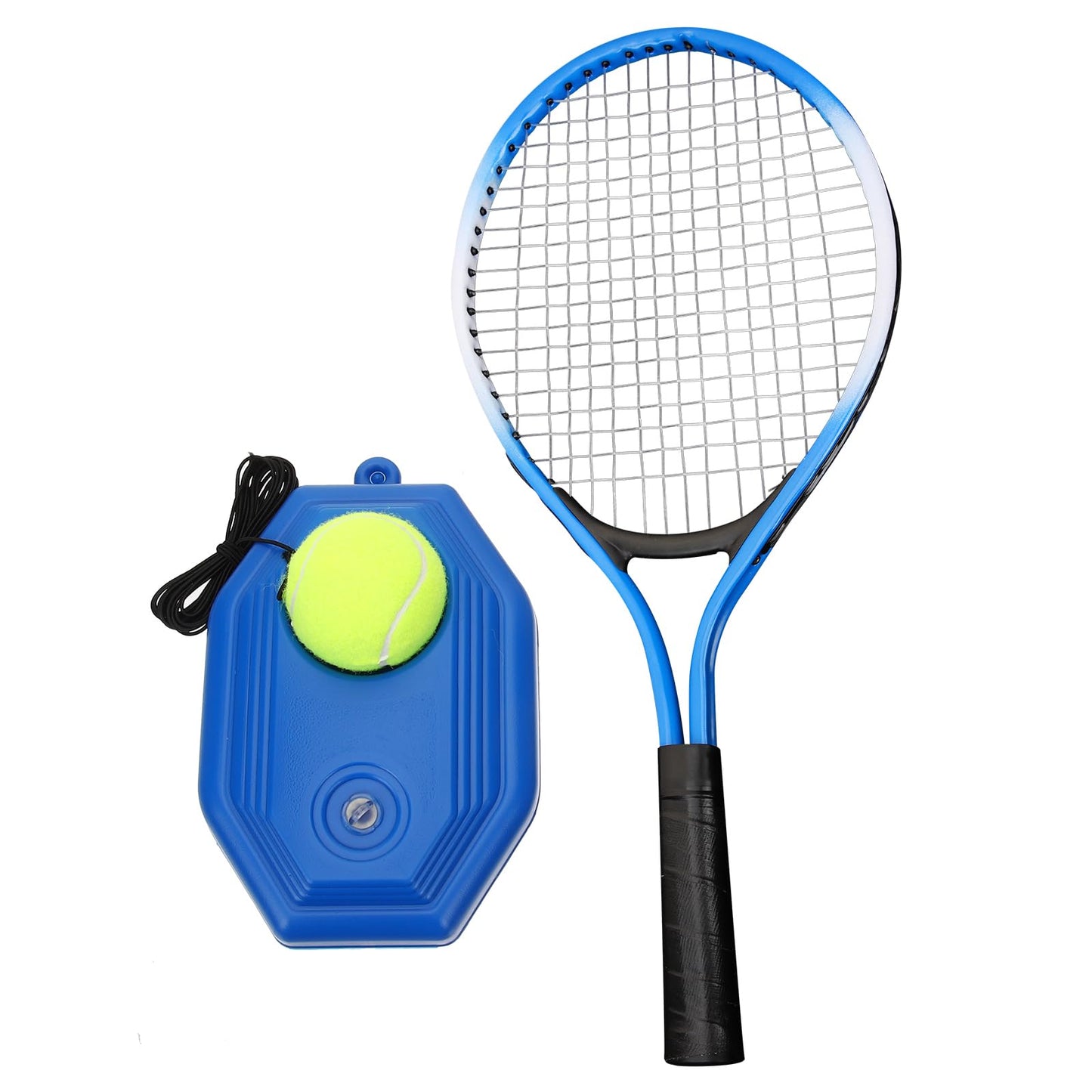 Tennis Trainer Rebounder Set with Base & Elastic Rope