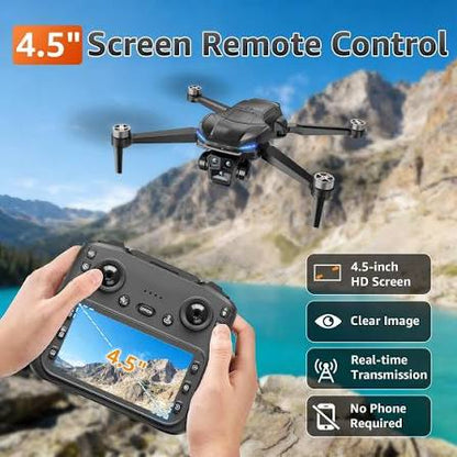 H31 LCD Screen Drone Camera with HD Aerial Photography, Foldable Design & Real-Time FPV Display