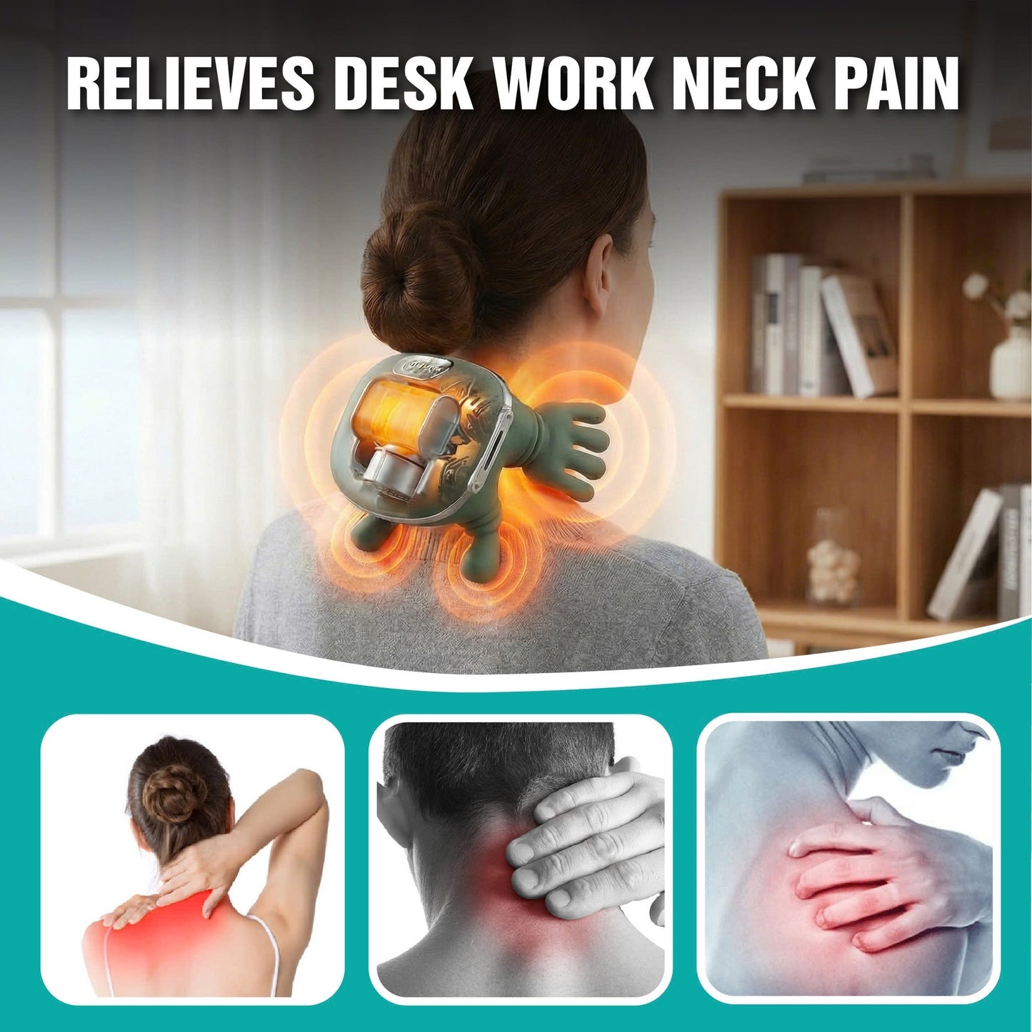 Relexova ThermaRelief™ Neck & Back Bionic Massager