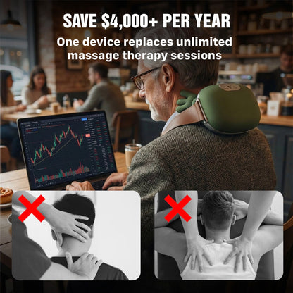 Relexova ThermaRelief™ Neck & Back Bionic Massager