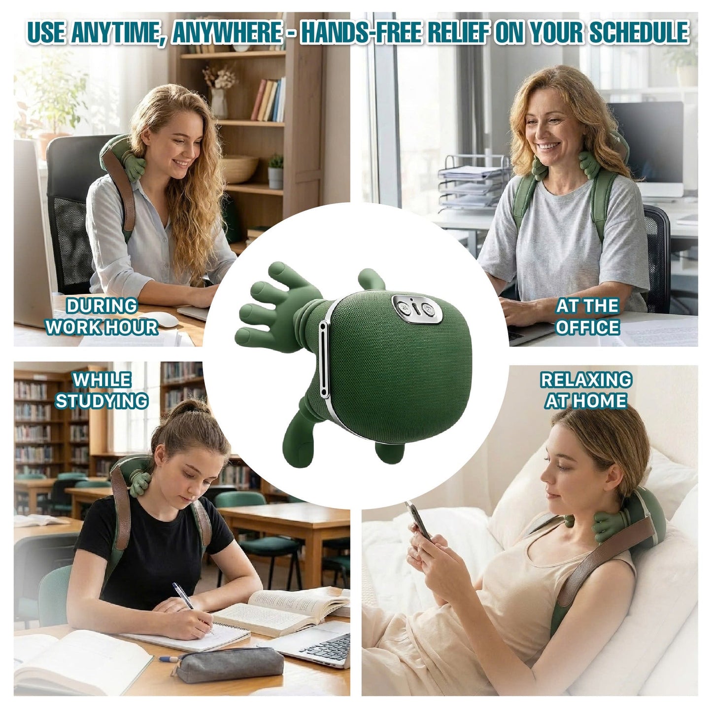 Relexova ThermaRelief™ Neck & Back Bionic Massager