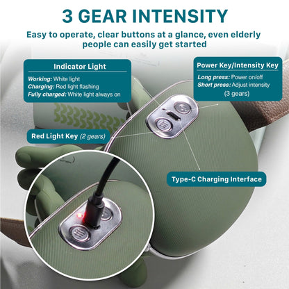 Relexova ThermaRelief™ Neck & Back Bionic Massager